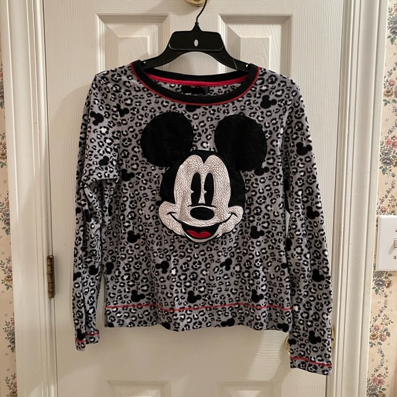 Disney Mickey Mouse Black and Grey Pajama Set - Picture 2 of 9